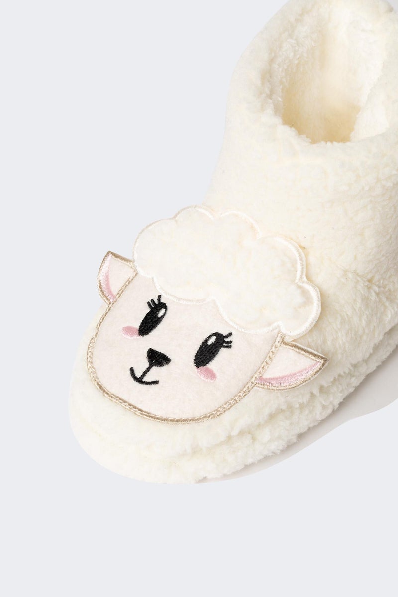 DeFacto White Girl Girl Flat Sole Home Boots Casual - Image 5